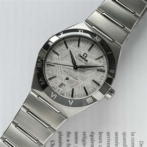 omega asteroid watch|omega meteorite black and white.